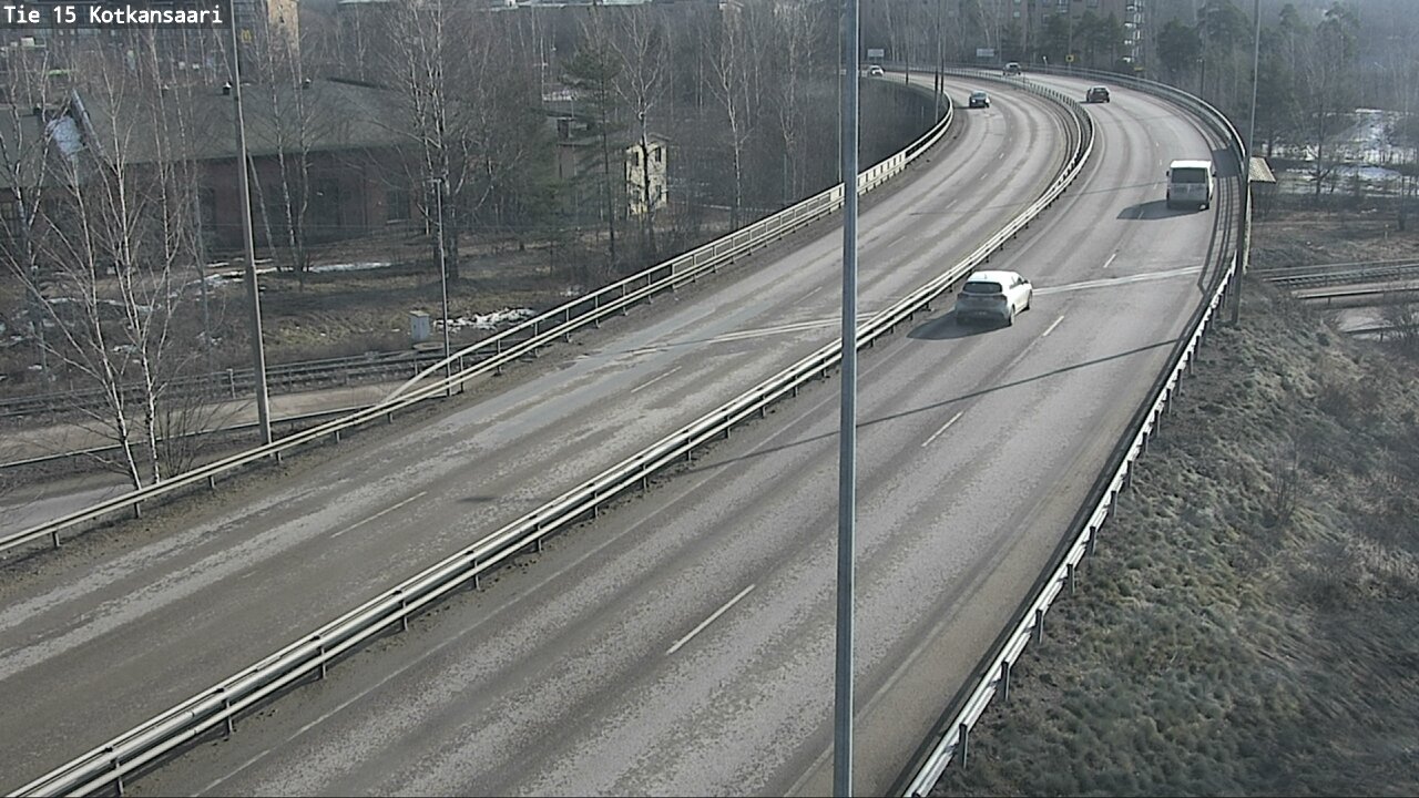 Weather Camera Image Väg 15 Kotka, Kotkansaari, Kotka, Kymenlaakso
