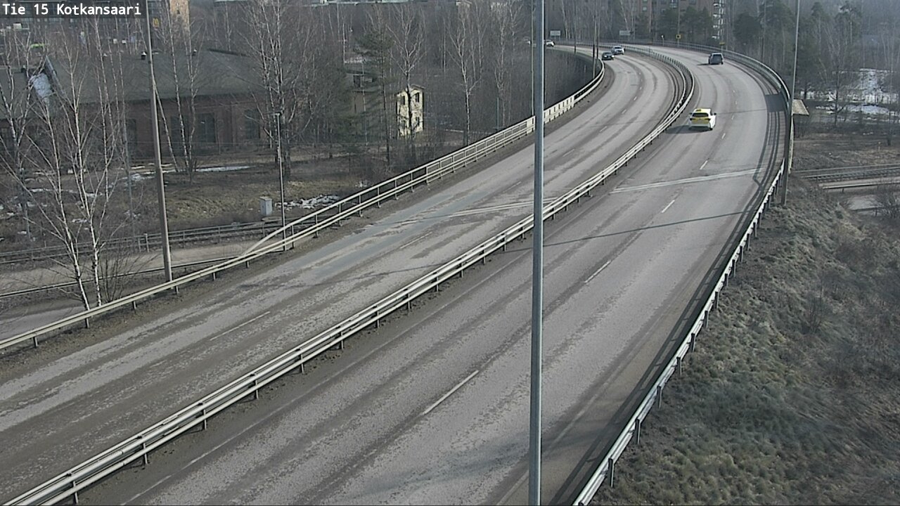 Weather Camera Image Väg 15 Kotka, Kotkansaari, Kotka, Kymenlaakso