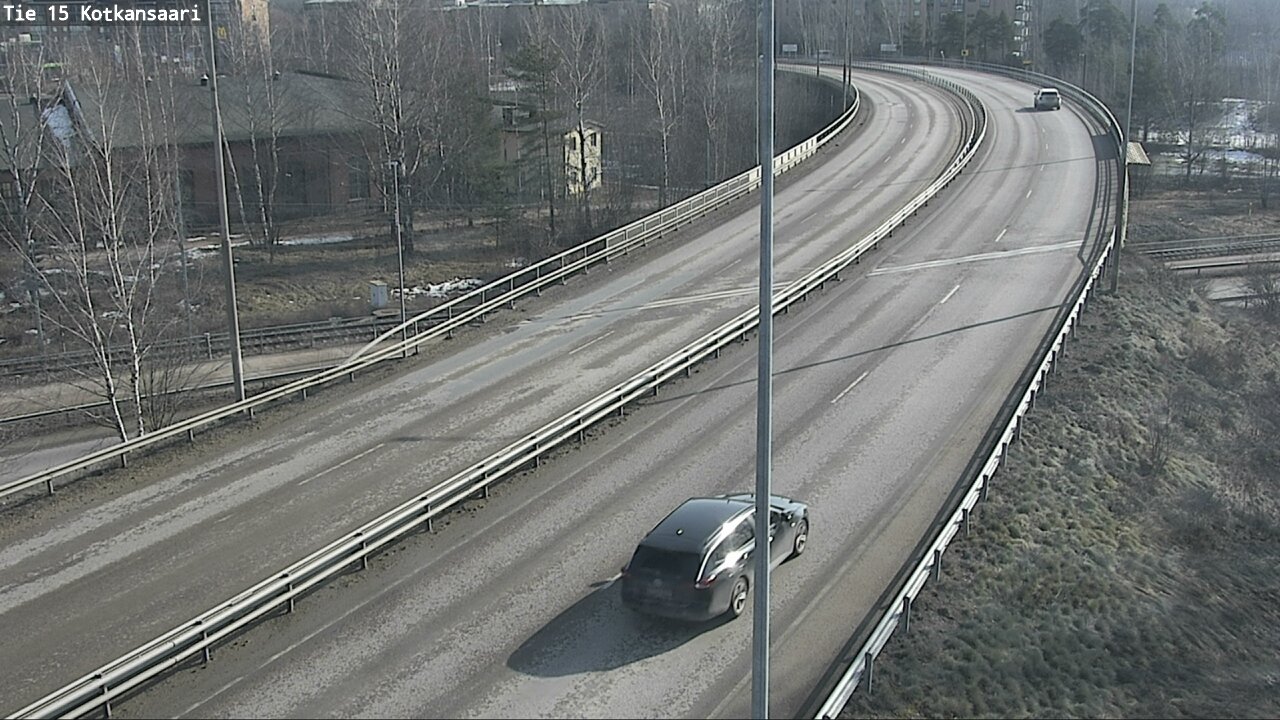Weather Camera Image Väg 15 Kotka, Kotkansaari, Kotka, Kymenlaakso