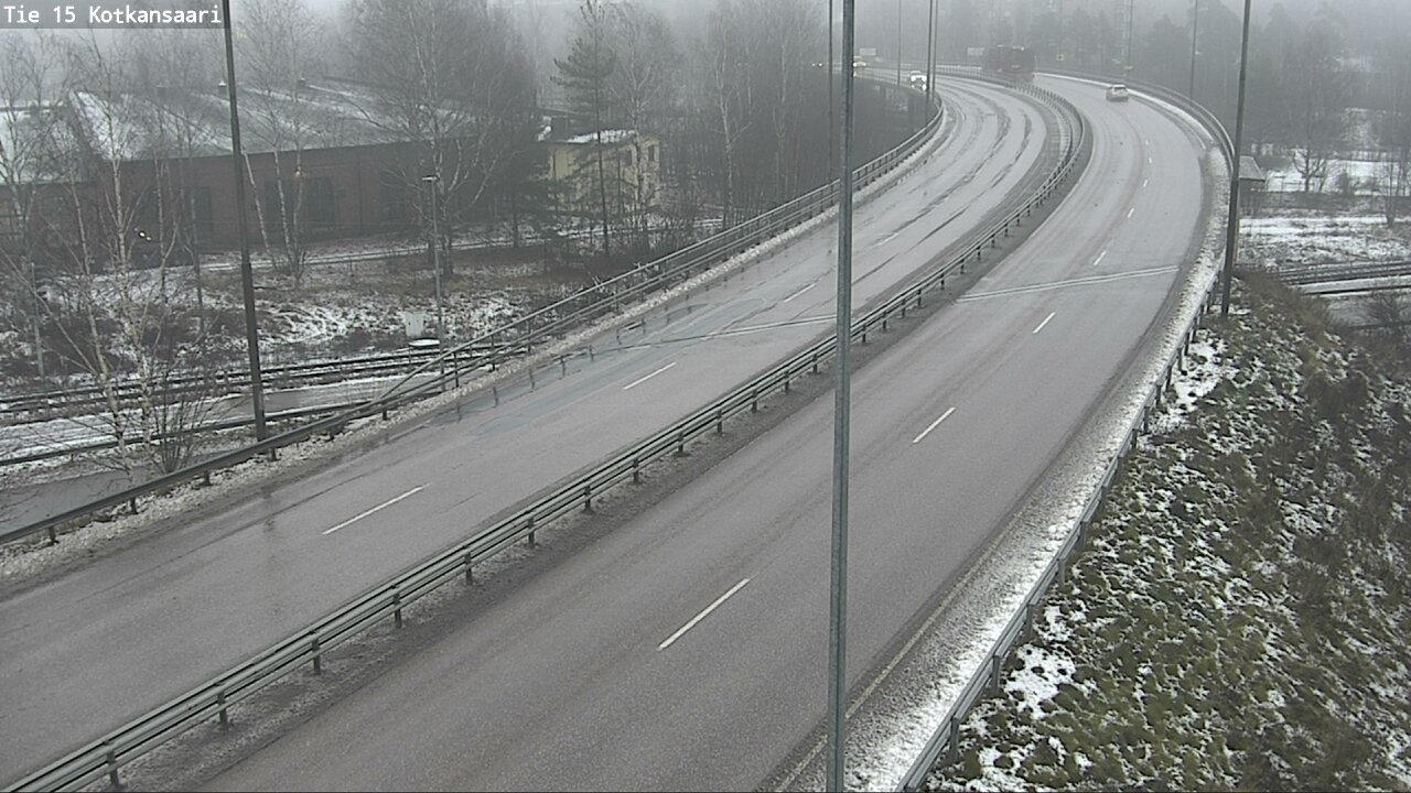 Weather Camera Image Väg 15 Kotka, Kotkansaari, Kotka, Kymenlaakso