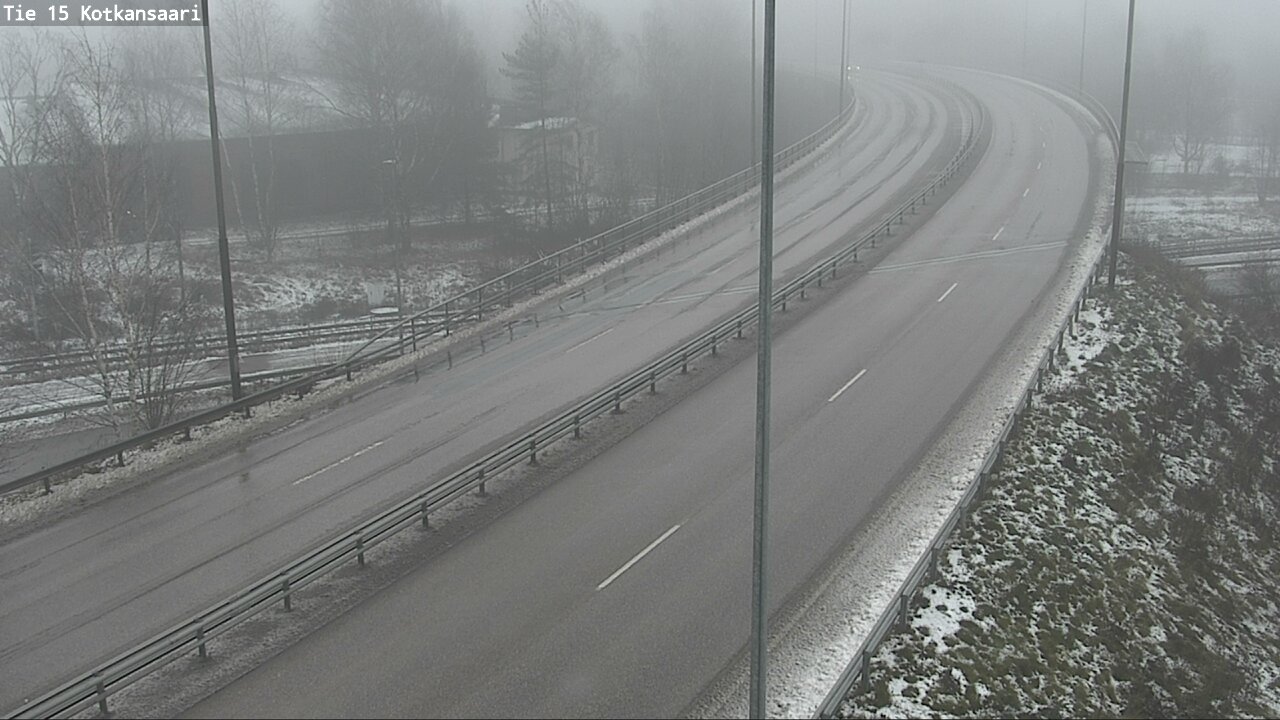Weather Camera Image Väg 15 Kotka, Kotkansaari, Kotka, Kymenlaakso