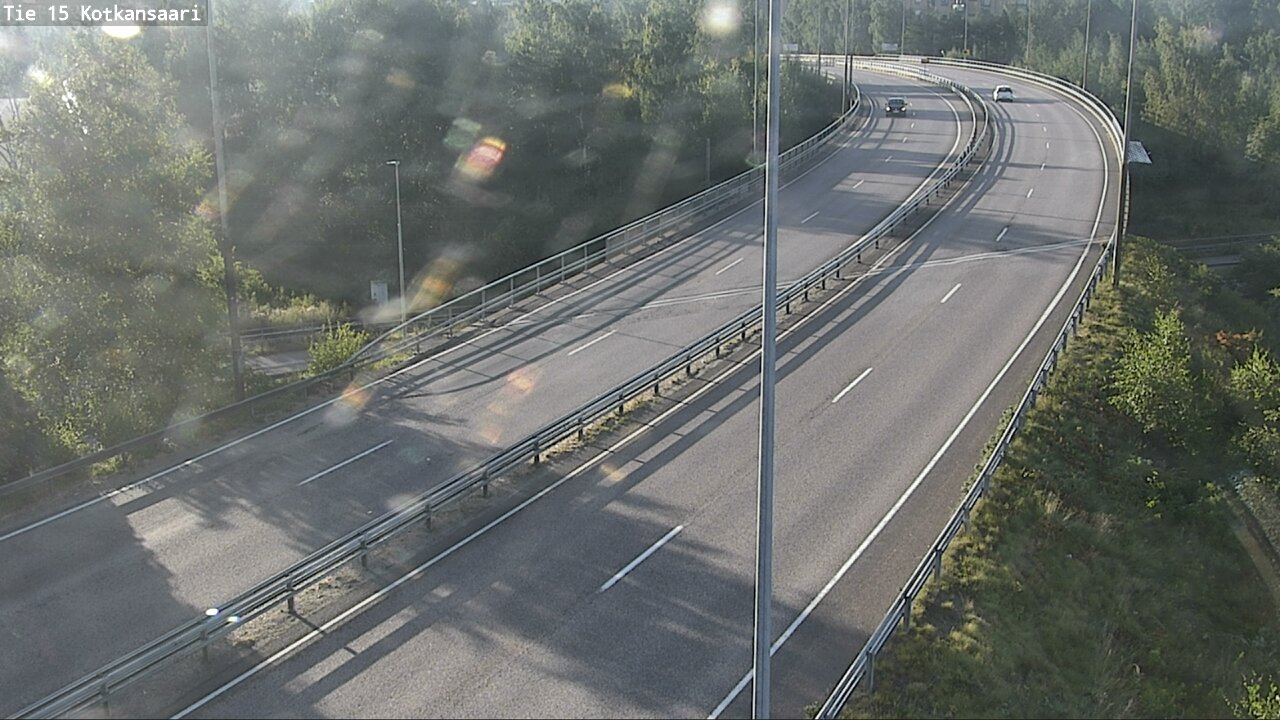 Weather Camera Image Väg 15 Kotka, Kotkansaari, Kotka, Kymenlaakso