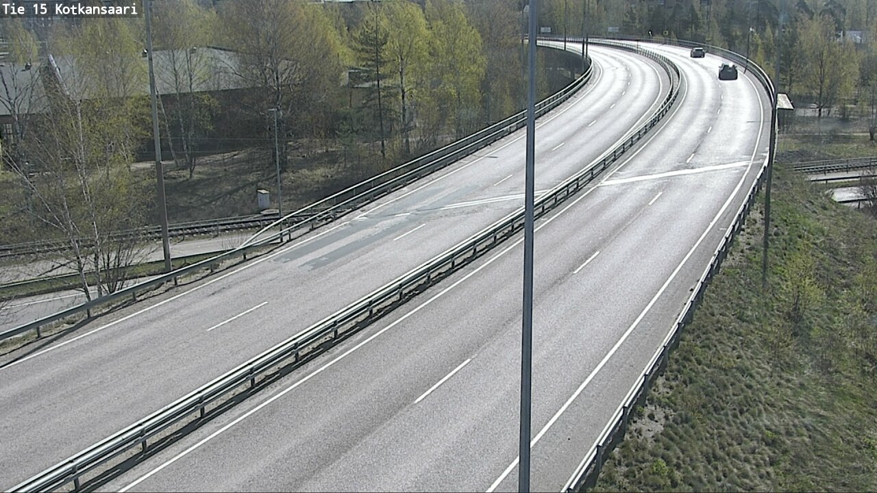Weather Camera Image Väg 15 Kotka, Kotkansaari, Kotka, Kymenlaakso