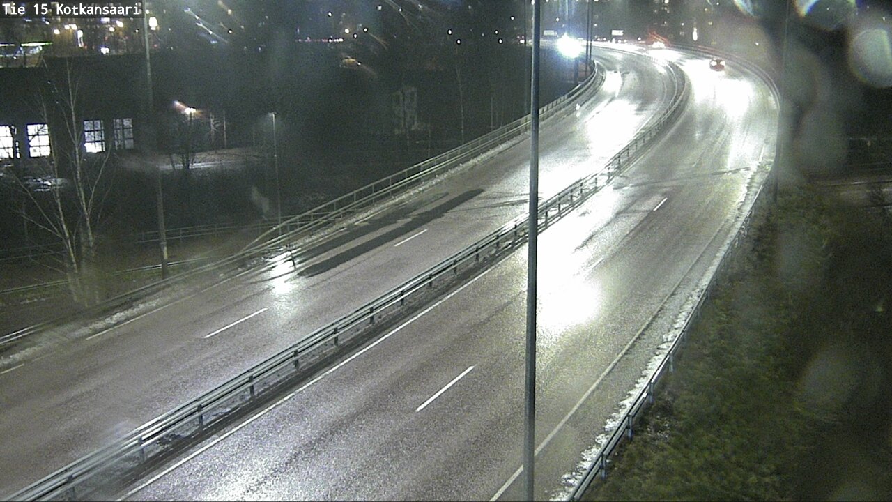 Weather Camera Image Väg 15 Kotka, Kotkansaari, Kotka, Kymenlaakso