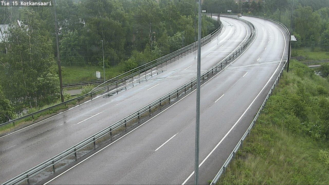 Weather Camera Image Road 15 Kotka, Kotkansaari, Kotka, Kymenlaakso