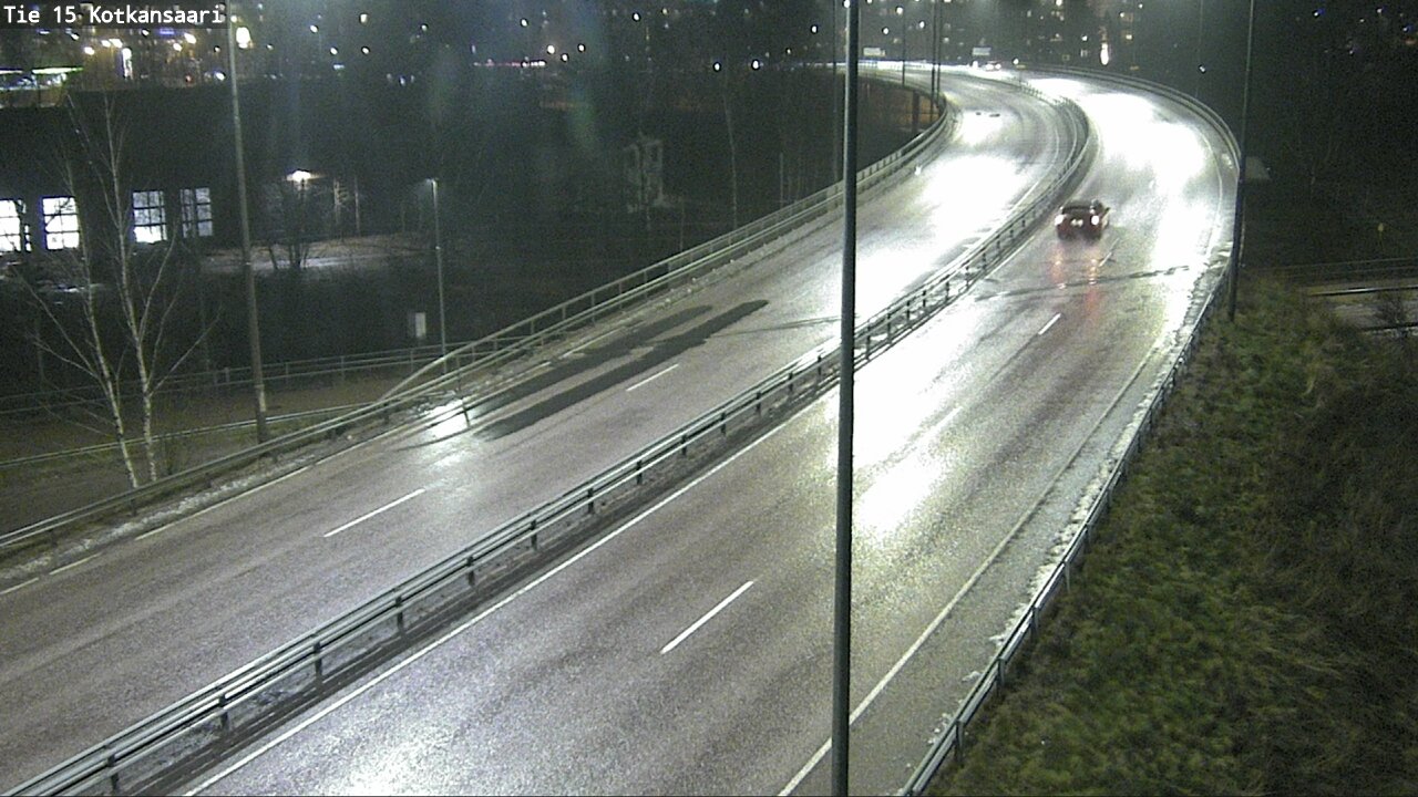 Weather Camera Image Väg 15 Kotka, Kotkansaari, Kotka, Kymenlaakso