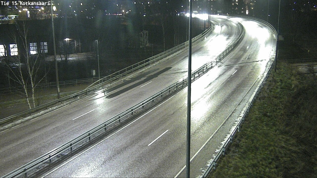 Weather Camera Image Väg 15 Kotka, Kotkansaari, Kotka, Kymenlaakso