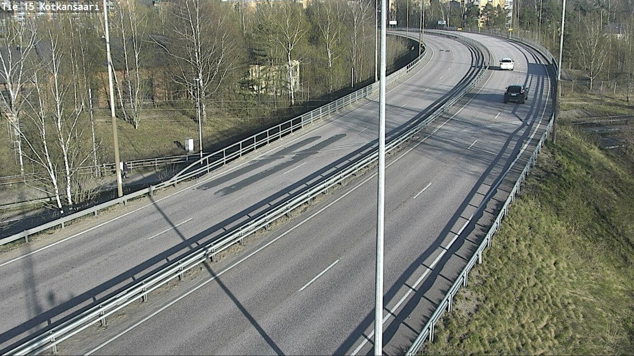 Weather Camera Image Väg 15 Kotka, Kotkansaari, Kotka, Kymenlaakso
