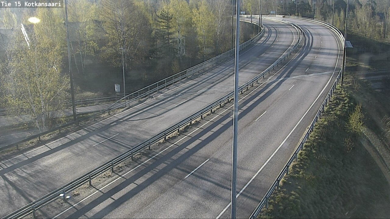 Weather Camera Image Väg 15 Kotka, Kotkansaari, Kotka, Kymenlaakso