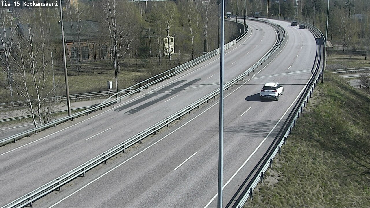 Weather Camera Image Väg 15 Kotka, Kotkansaari, Kotka, Kymenlaakso