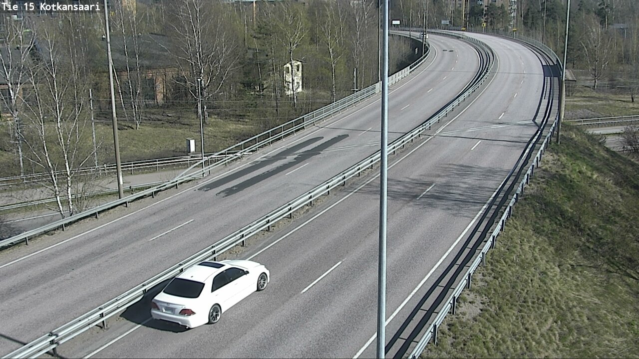Weather Camera Image Väg 15 Kotka, Kotkansaari, Kotka, Kymenlaakso