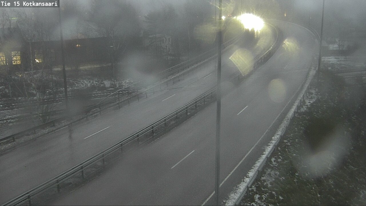 Weather Camera Image Väg 15 Kotka, Kotkansaari, Kotka, Kymenlaakso