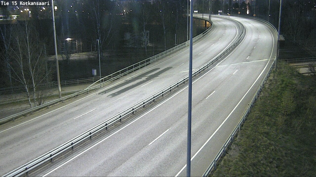 Weather Camera Image Väg 15 Kotka, Kotkansaari, Kotka, Kymenlaakso