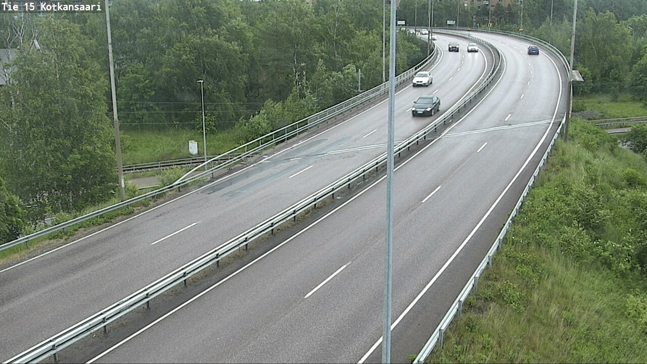 Weather Camera Image Väg 15 Kotka, Kotkansaari, Kotka, Kymenlaakso