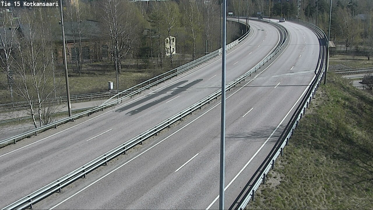 Weather Camera Image Väg 15 Kotka, Kotkansaari, Kotka, Kymenlaakso