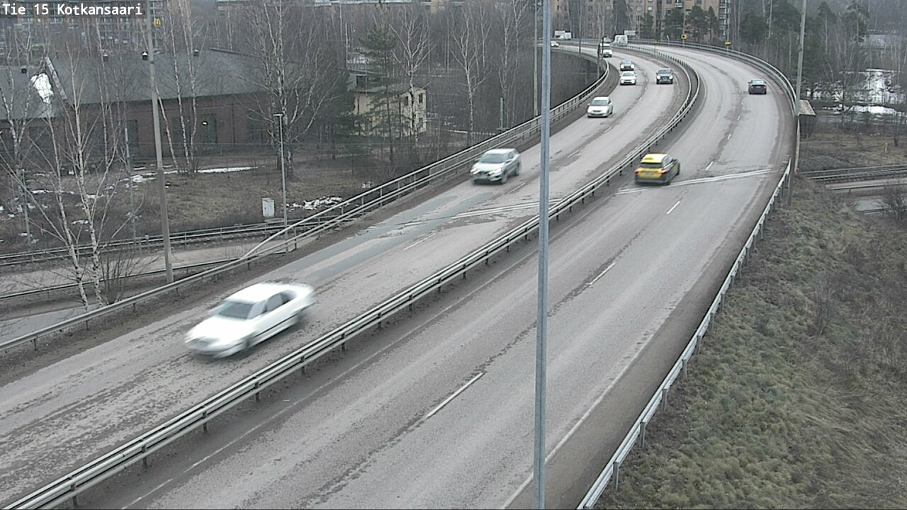 Weather Camera Image Väg 15 Kotka, Kotkansaari, Kotka, Kymenlaakso