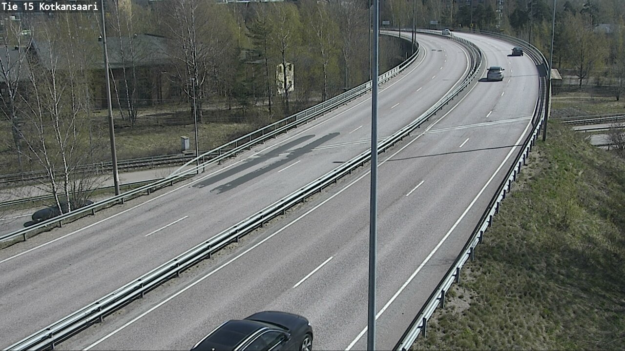 Weather Camera Image Väg 15 Kotka, Kotkansaari, Kotka, Kymenlaakso
