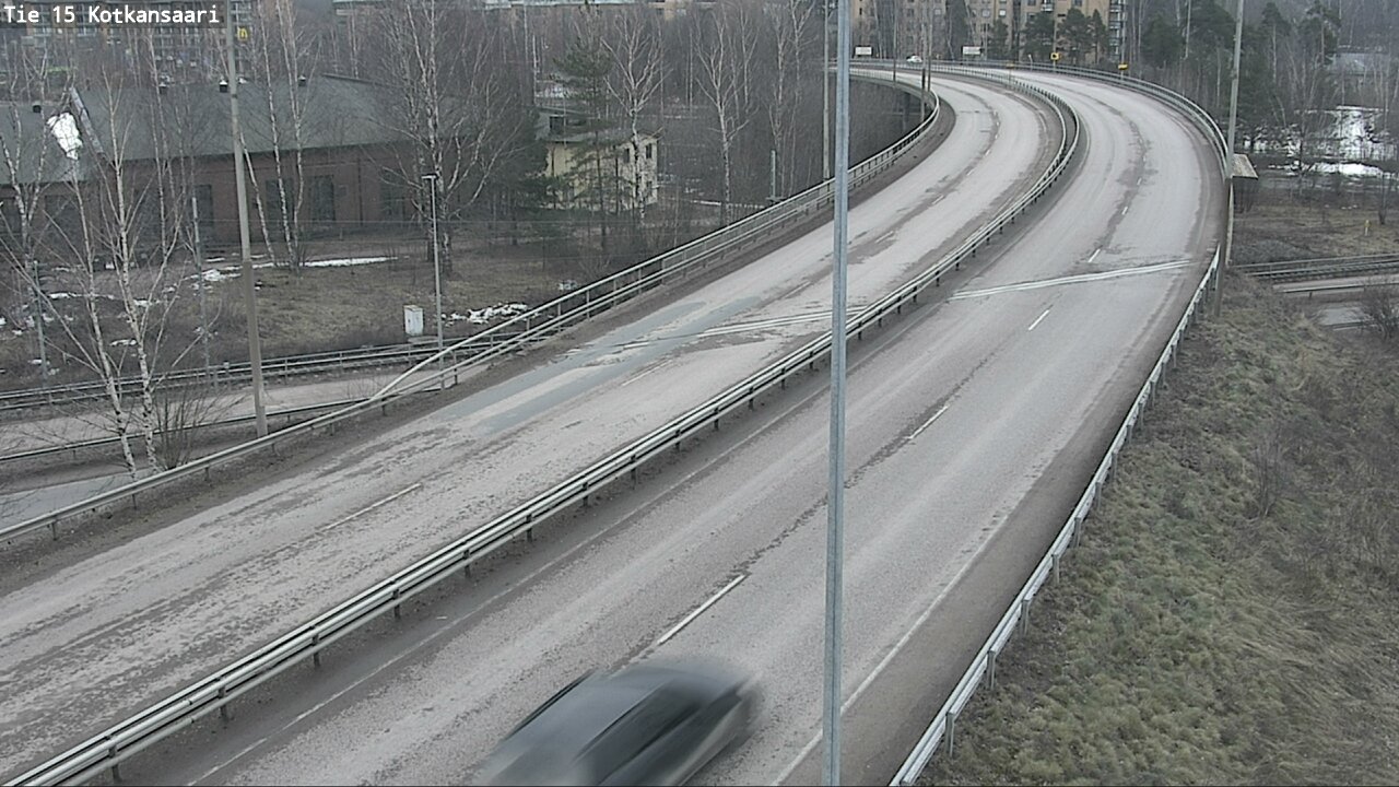 Weather Camera Image Väg 15 Kotka, Kotkansaari, Kotka, Kymenlaakso