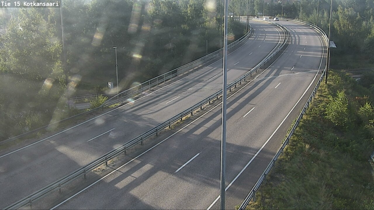 Weather Camera Image Road 15 Kotka, Kotkansaari, Kotka, Kymenlaakso