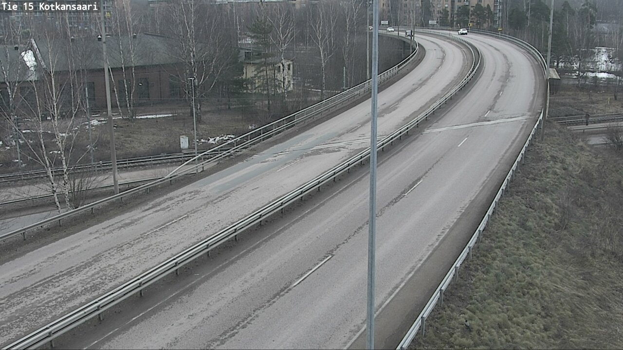 Weather Camera Image Väg 15 Kotka, Kotkansaari, Kotka, Kymenlaakso