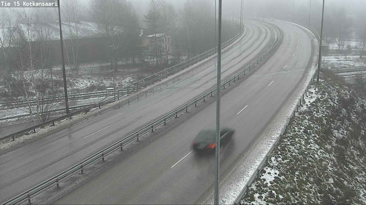 Weather Camera Image Väg 15 Kotka, Kotkansaari, Kotka, Kymenlaakso