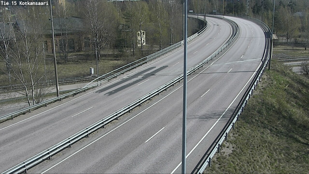 Weather Camera Image Väg 15 Kotka, Kotkansaari, Kotka, Kymenlaakso