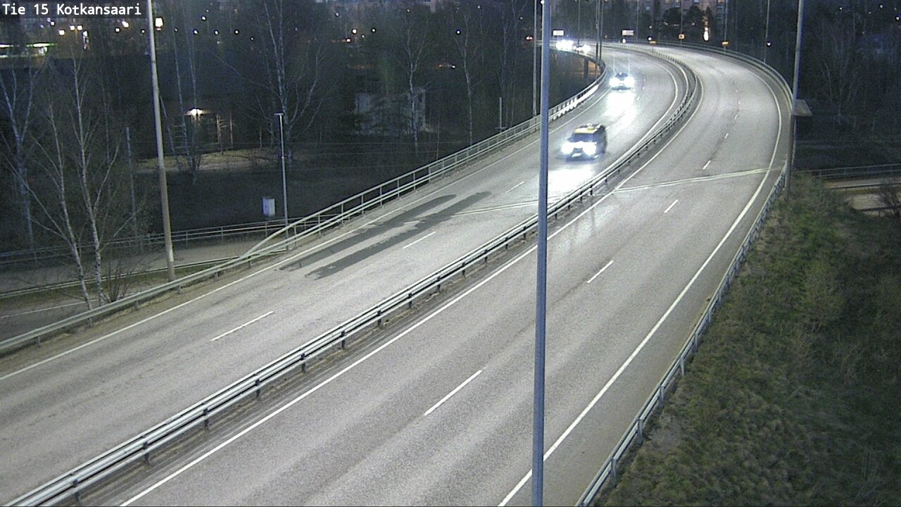 Weather Camera Image Väg 15 Kotka, Kotkansaari, Kotka, Kymenlaakso
