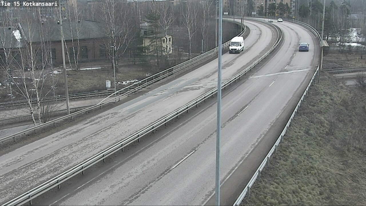 Weather Camera Image Väg 15 Kotka, Kotkansaari, Kotka, Kymenlaakso