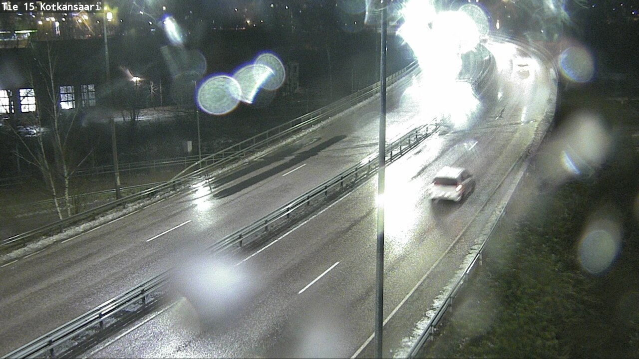 Weather Camera Image Väg 15 Kotka, Kotkansaari, Kotka, Kymenlaakso