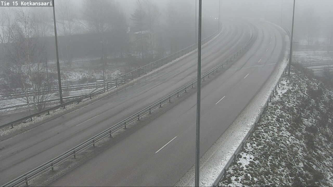 Weather Camera Image Väg 15 Kotka, Kotkansaari, Kotka, Kymenlaakso