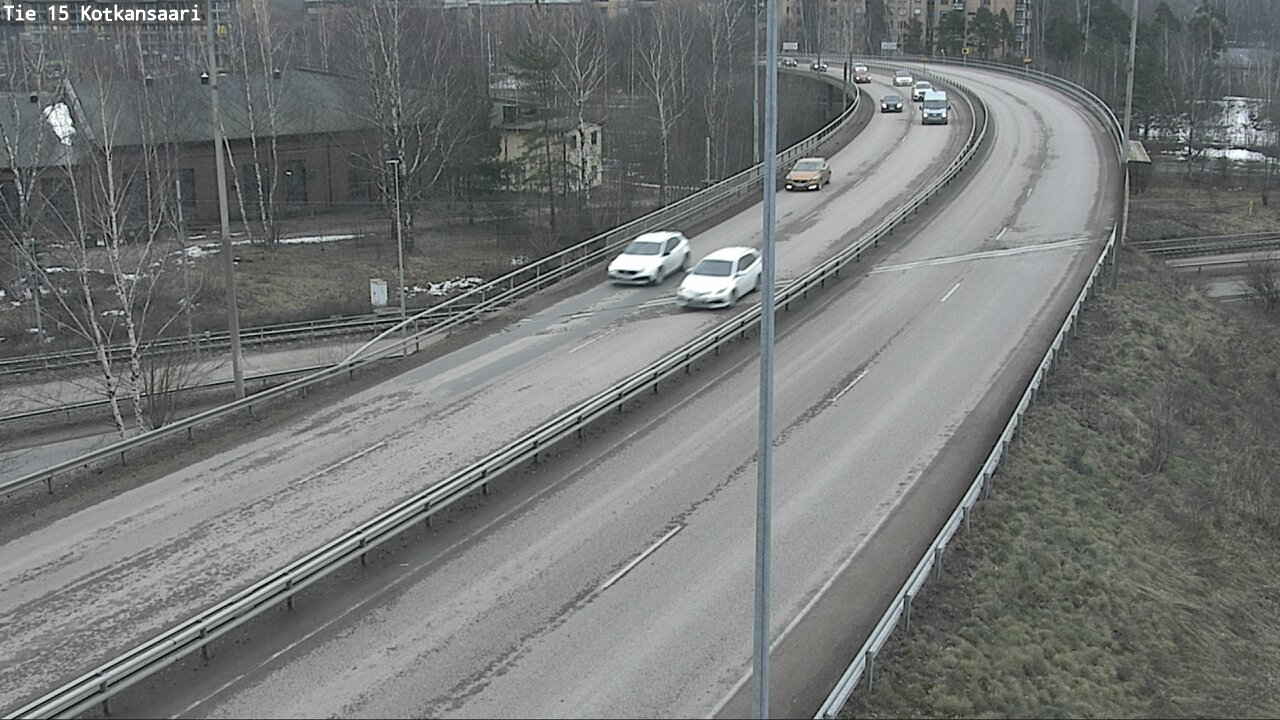 Weather Camera Image Väg 15 Kotka, Kotkansaari, Kotka, Kymenlaakso