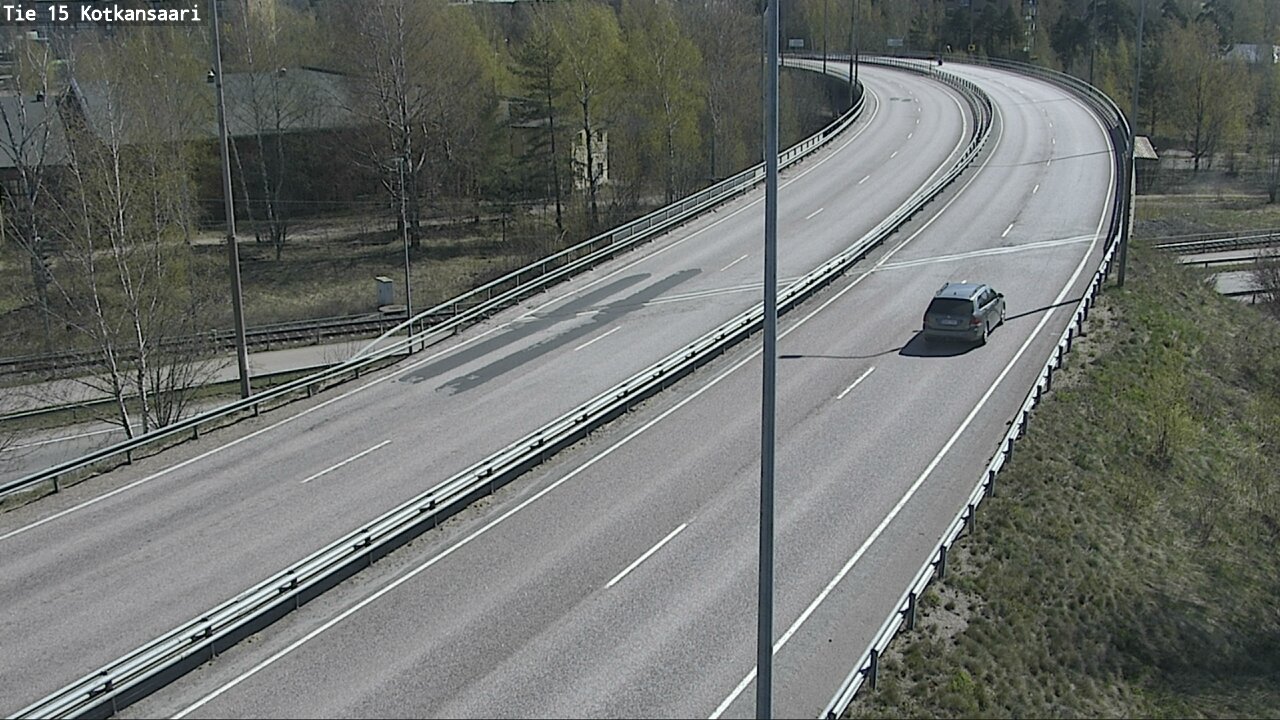 Weather Camera Image Väg 15 Kotka, Kotkansaari, Kotka, Kymenlaakso