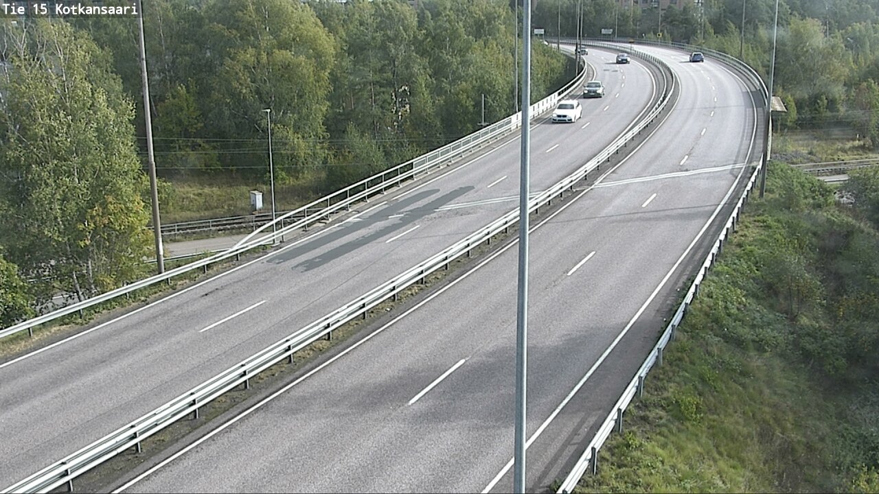 Weather Camera Image Road 15 Kotka, Kotkansaari, Kotka, Kymenlaakso