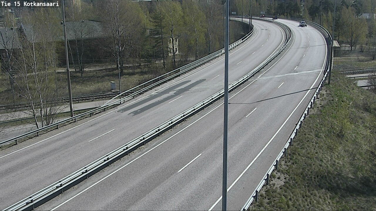 Weather Camera Image Väg 15 Kotka, Kotkansaari, Kotka, Kymenlaakso
