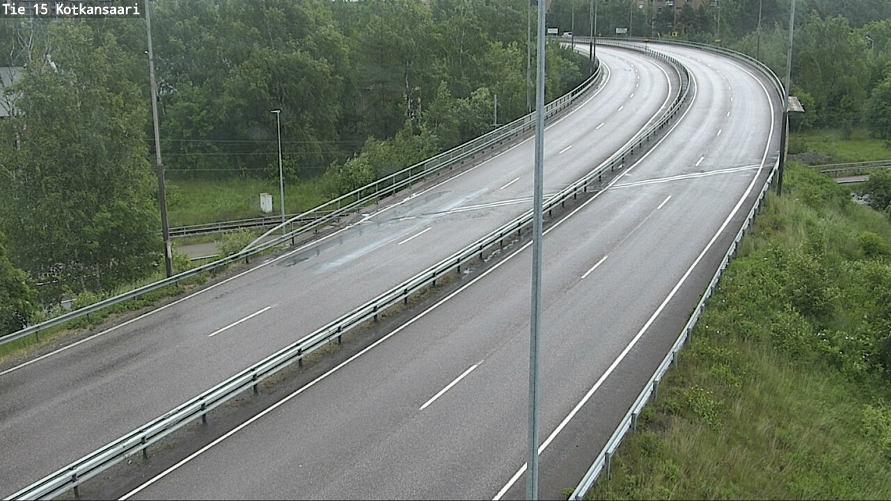 Weather Camera Image Väg 15 Kotka, Kotkansaari, Kotka, Kymenlaakso