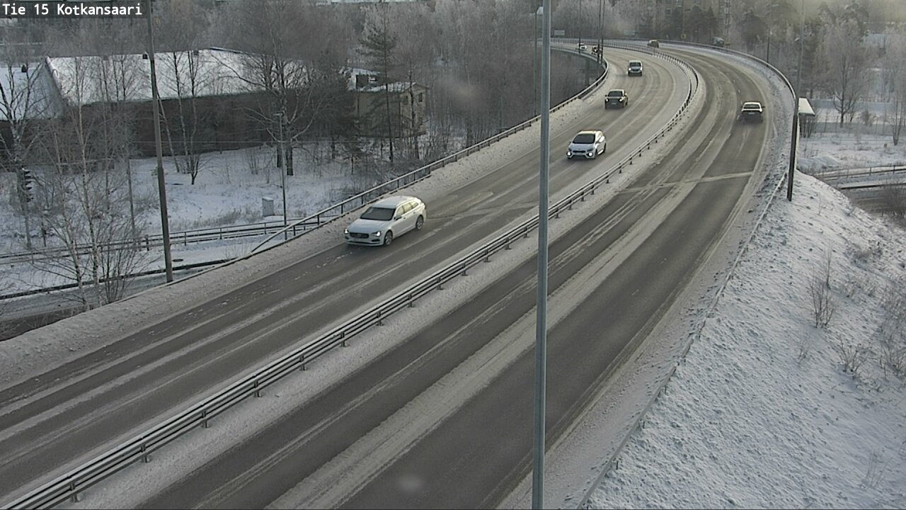 Weather Camera Image Road 15 Kotka, Kotkansaari, Kotka, Kymenlaakso
