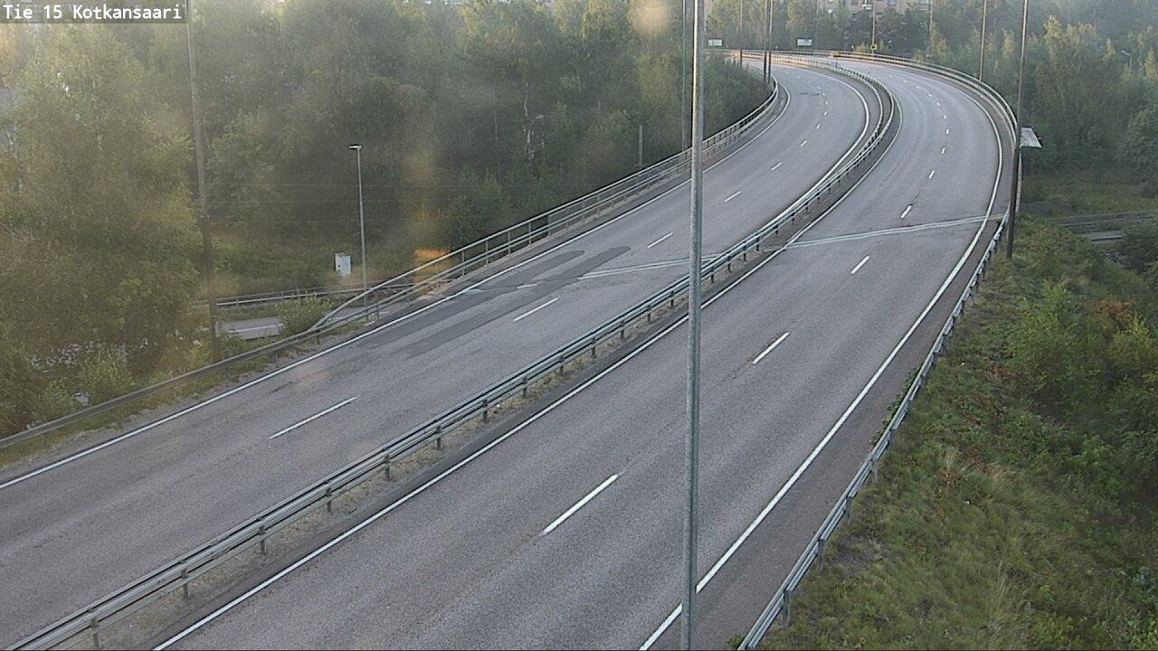 Weather Camera Image Road 15 Kotka, Kotkansaari, Kotka, Kymenlaakso