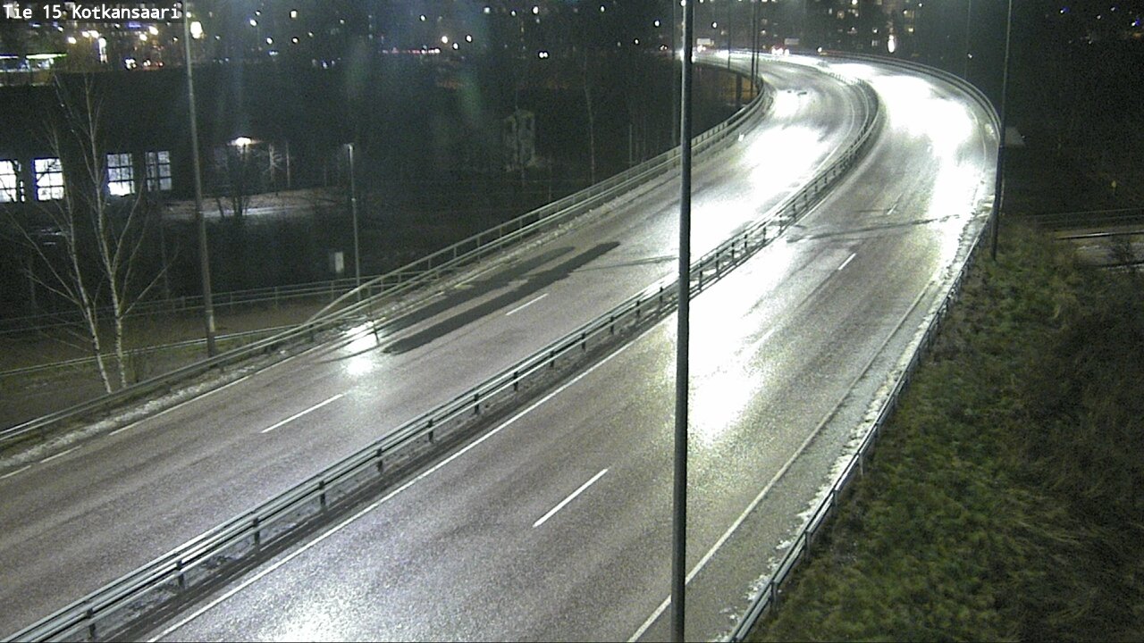 Weather Camera Image Väg 15 Kotka, Kotkansaari, Kotka, Kymenlaakso