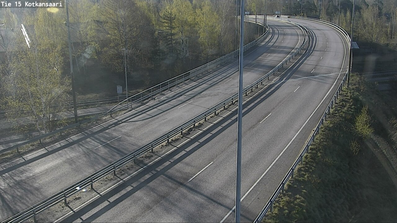 Weather Camera Image Väg 15 Kotka, Kotkansaari, Kotka, Kymenlaakso