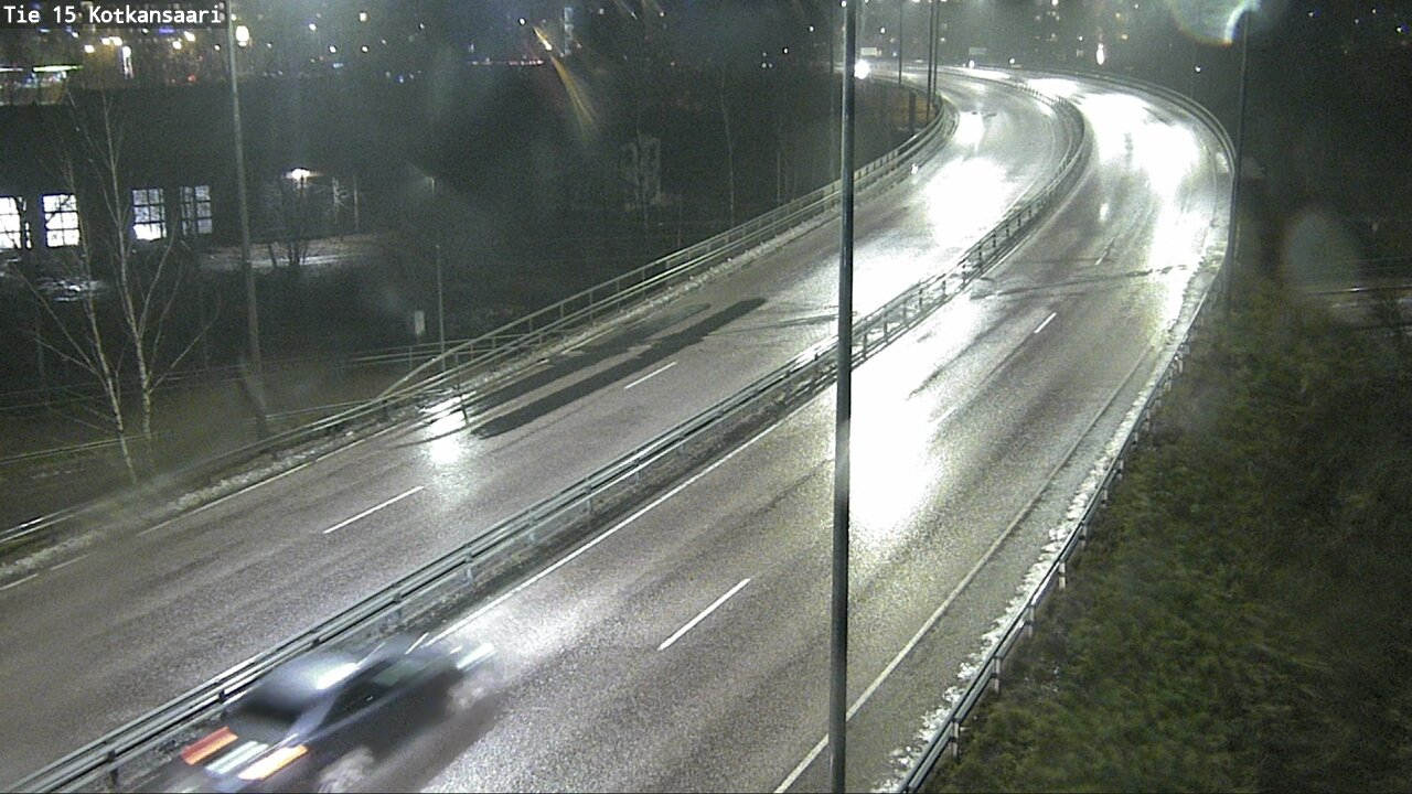 Weather Camera Image Väg 15 Kotka, Kotkansaari, Kotka, Kymenlaakso