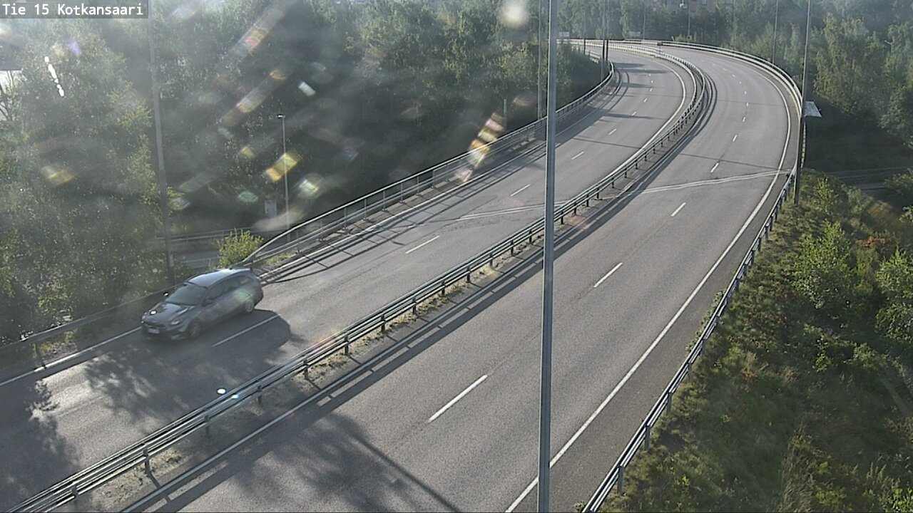 Weather Camera Image Väg 15 Kotka, Kotkansaari, Kotka, Kymenlaakso