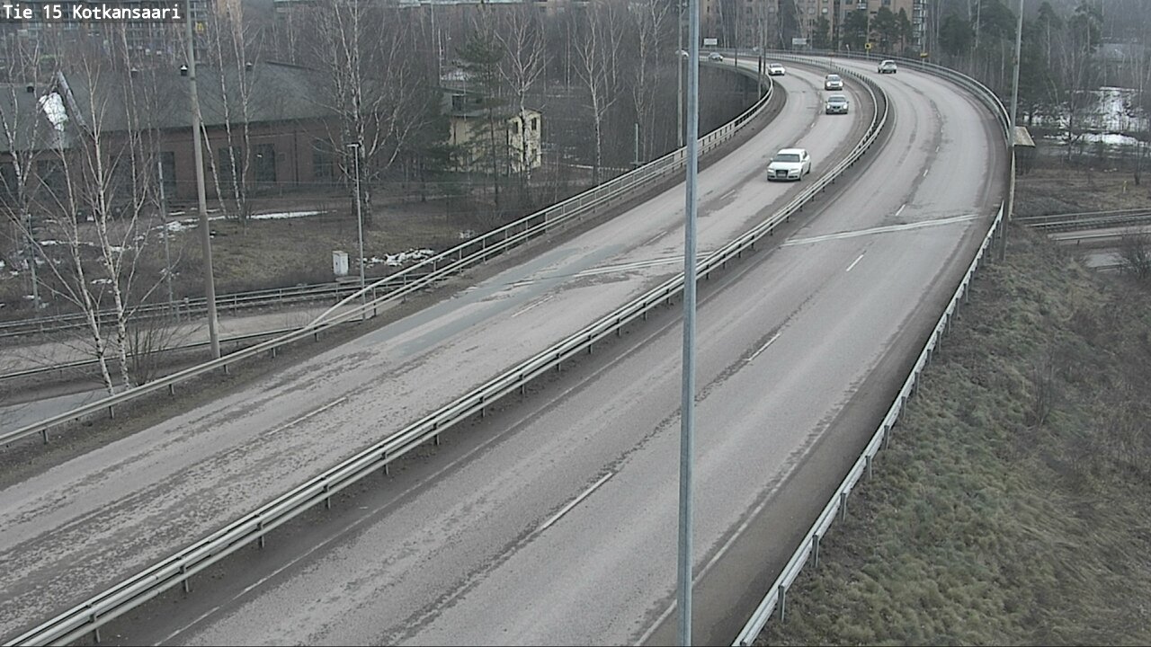 Weather Camera Image Väg 15 Kotka, Kotkansaari, Kotka, Kymenlaakso