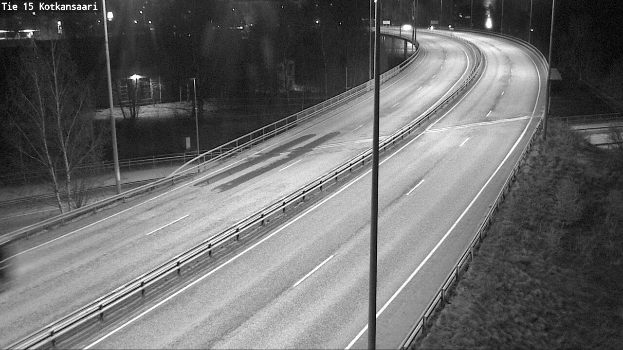 Weather Camera Image Väg 15 Kotka, Kotkansaari, Kotka, Kymenlaakso