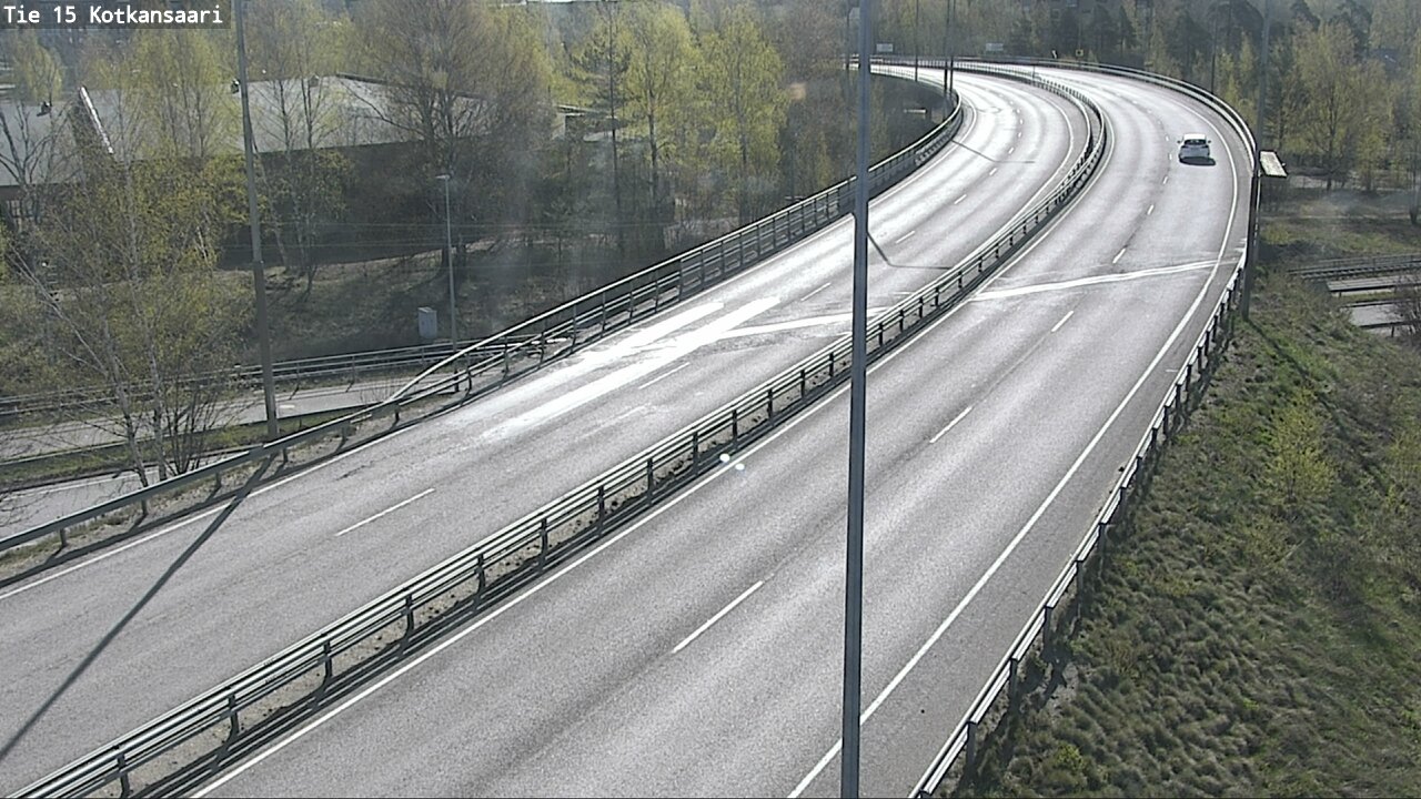 Weather Camera Image Väg 15 Kotka, Kotkansaari, Kotka, Kymenlaakso