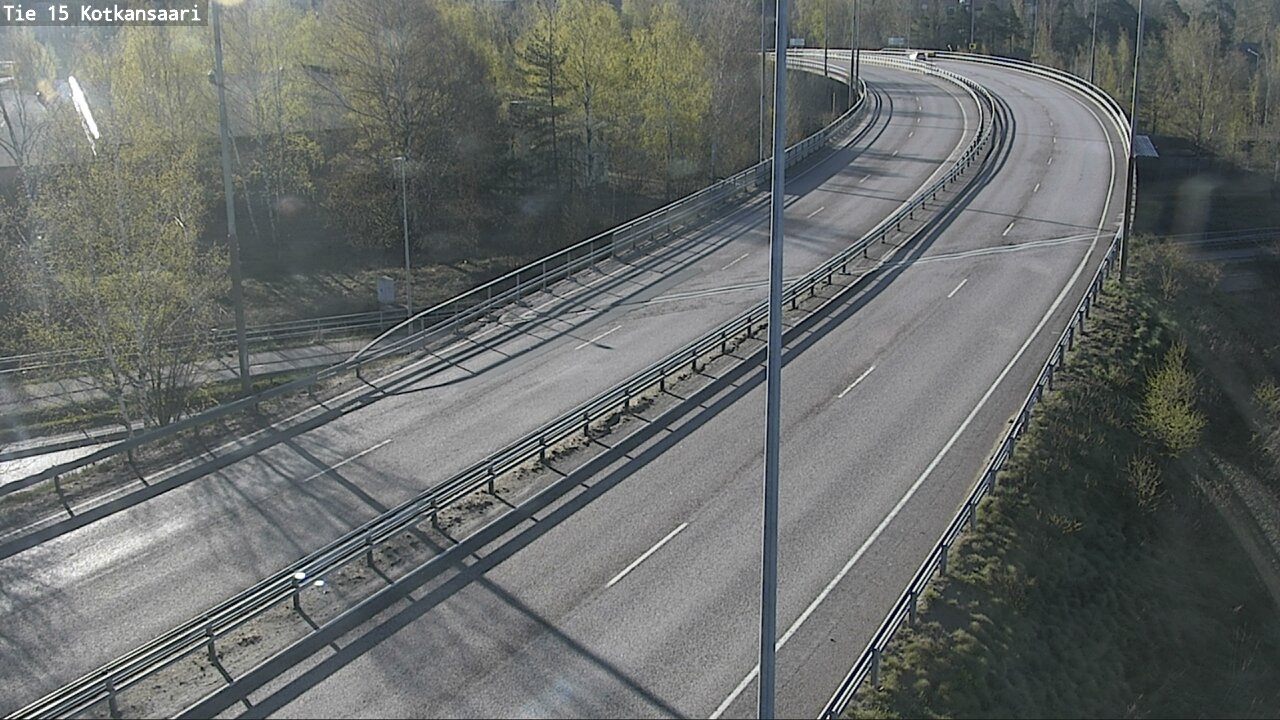 Weather Camera Image Väg 15 Kotka, Kotkansaari, Kotka, Kymenlaakso