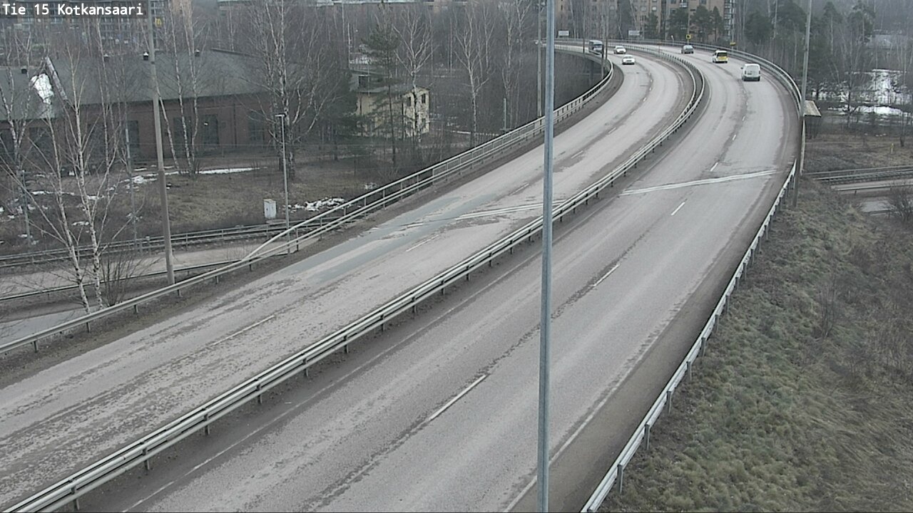 Weather Camera Image Väg 15 Kotka, Kotkansaari, Kotka, Kymenlaakso