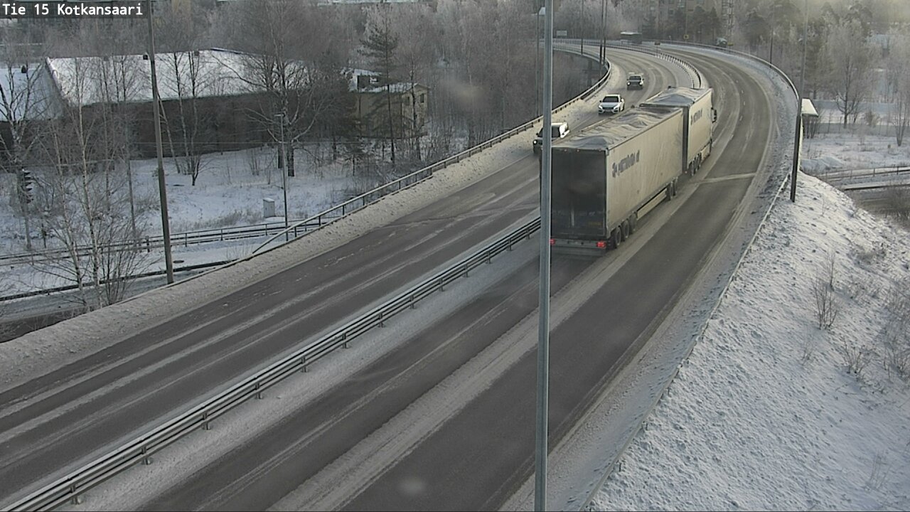 Weather Camera Image Road 15 Kotka, Kotkansaari, Kotka, Kymenlaakso
