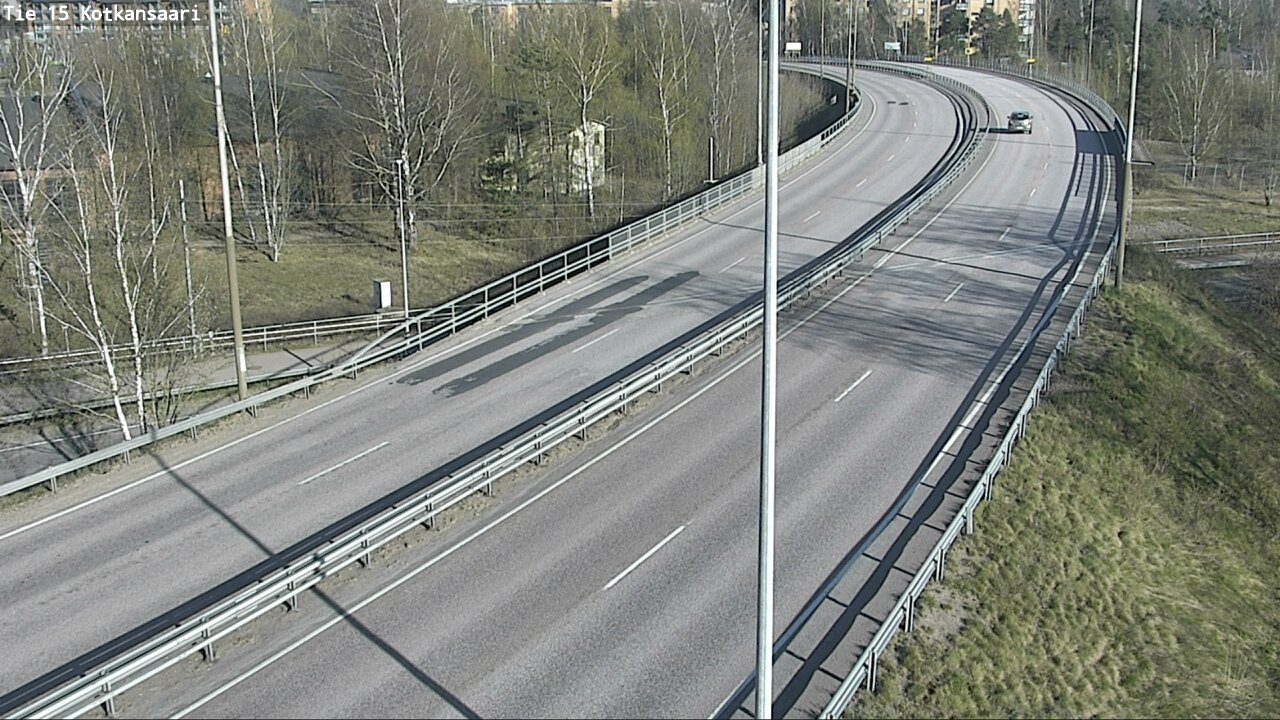 Weather Camera Image Väg 15 Kotka, Kotkansaari, Kotka, Kymenlaakso