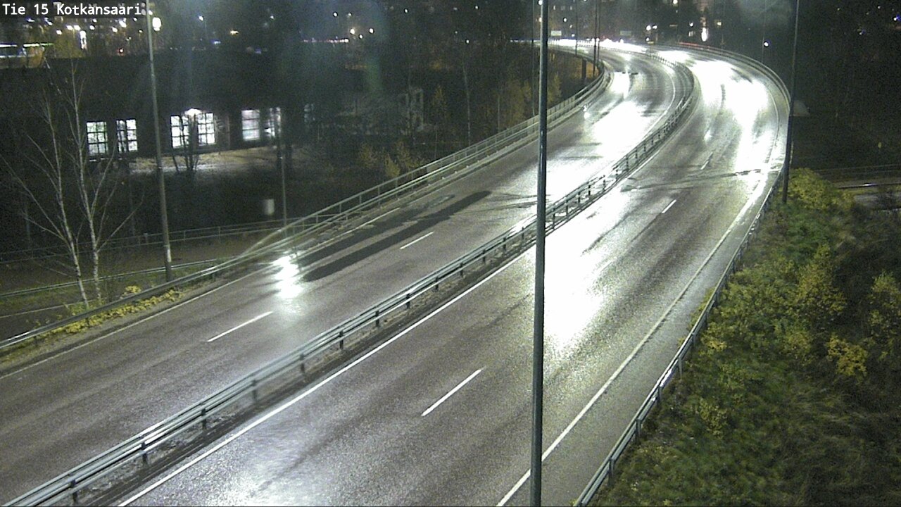 Weather Camera Image Väg 15 Kotka, Kotkansaari, Kotka, Kymenlaakso