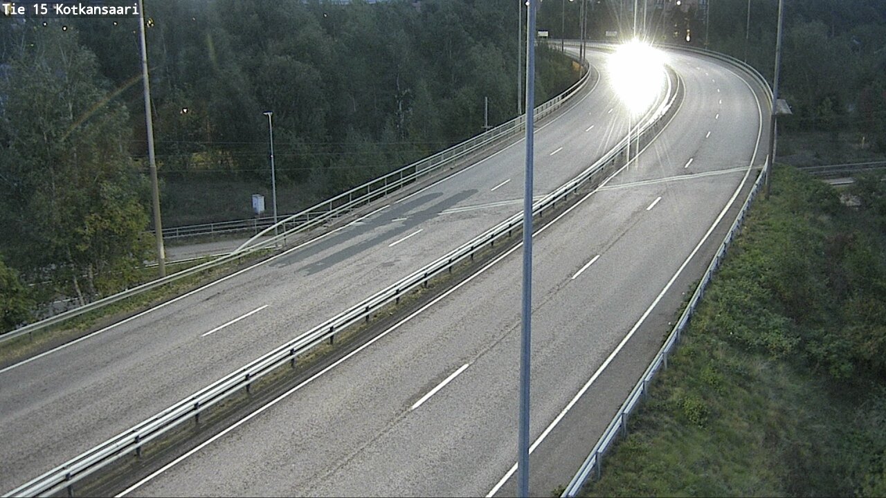Weather Camera Image Road 15 Kotka, Kotkansaari, Kotka, Kymenlaakso